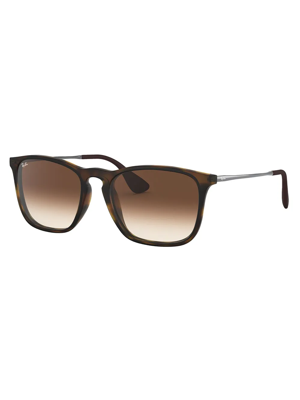 Ray-Ban Chris zonnebril met vierkant montuur - Bruin