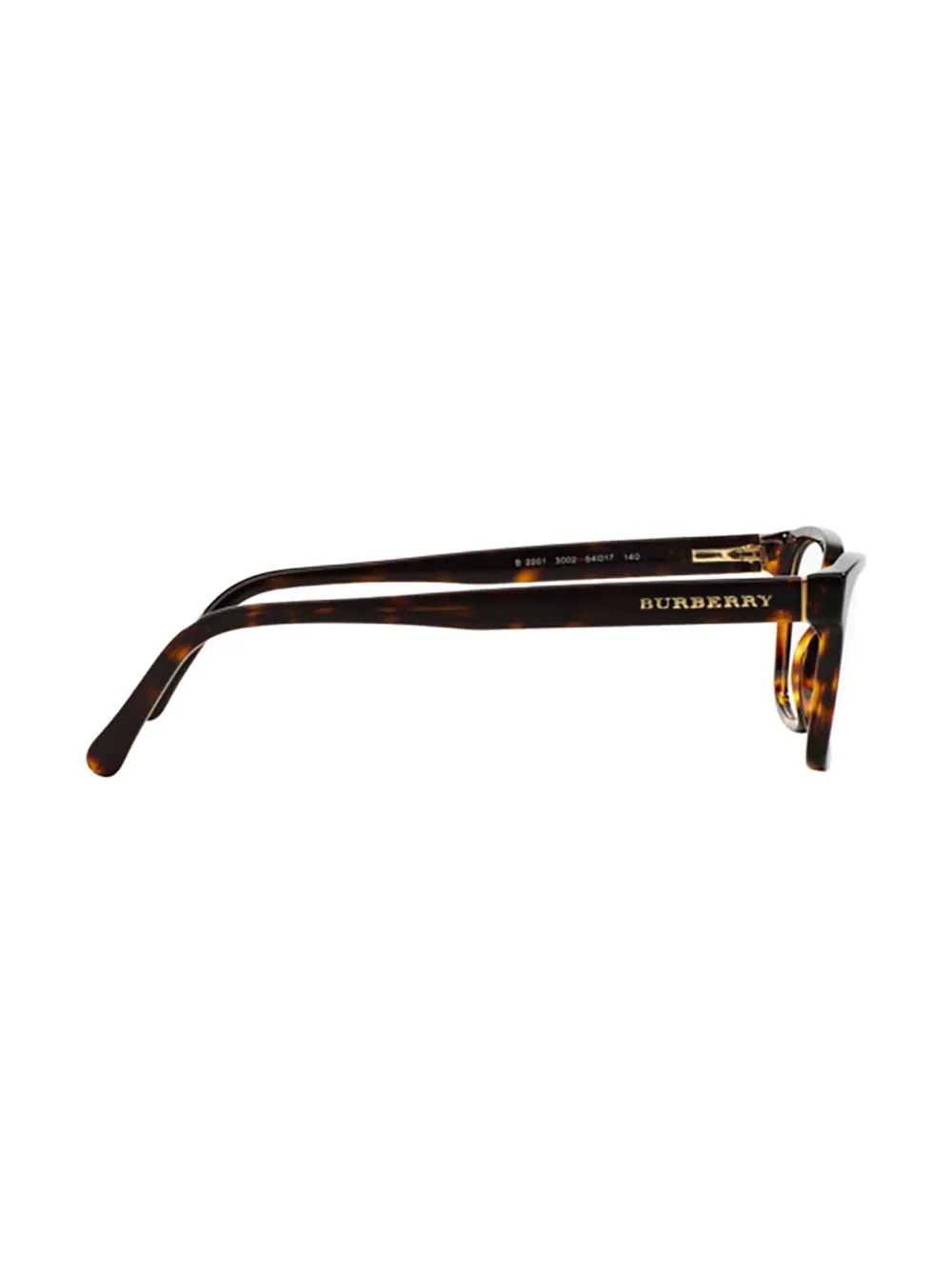 Burberry Eyewear Bril met rechthoekig montuur Bruin