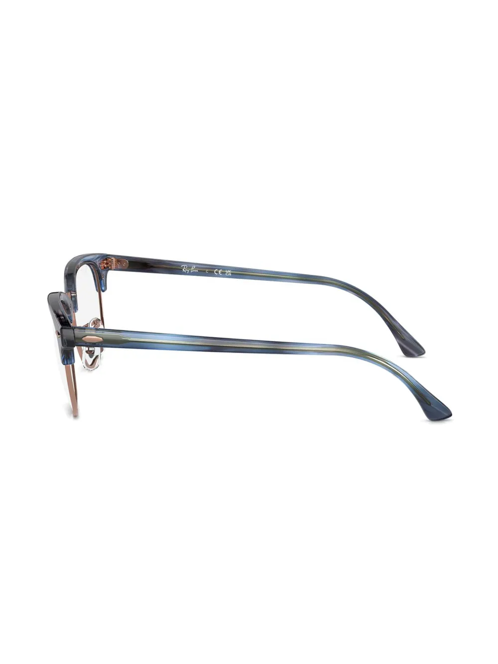 Ray-Ban Clubmaster bril Blauw
