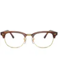 Ray-Ban Clubmaster glasses - Brown
