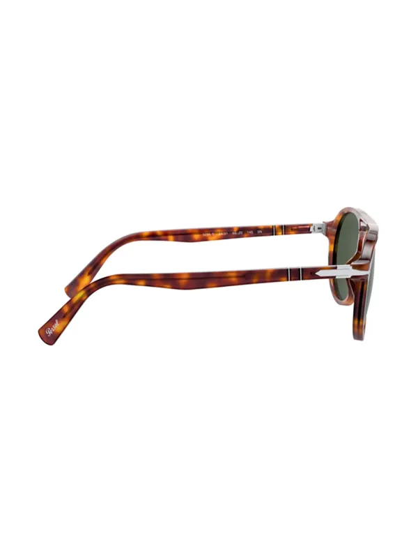 Persol ラウンドフレーム サングラス | ブラウン | FARFETCH JP