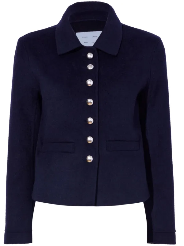 【Proenza Schouler】ホワイトラベル Emilieリバーシブルウール Proenza Schouler White Label Emilie Jacket in Double Face