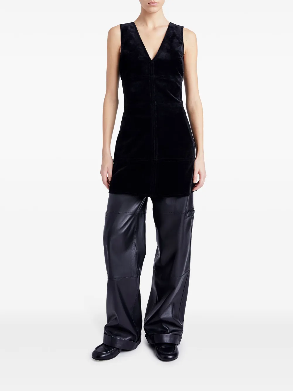 Proenza Schouler White Label Knox mini dress - Zwart