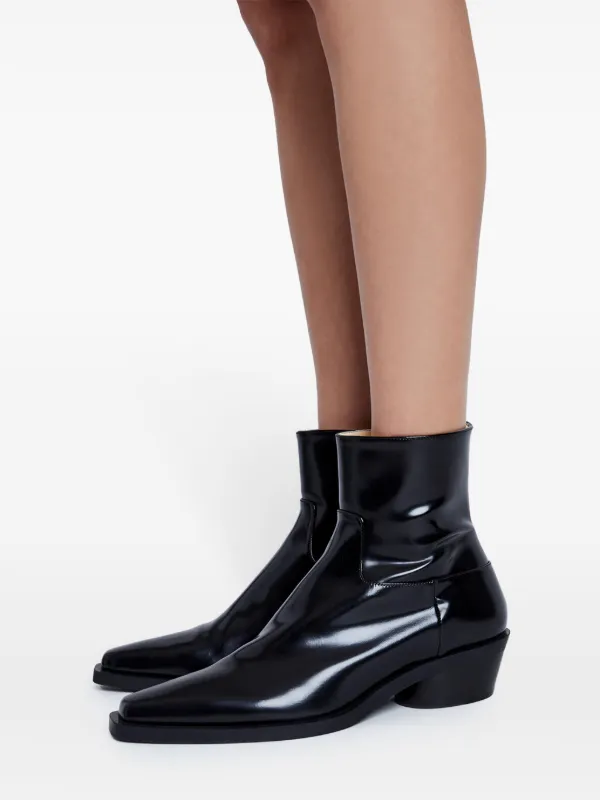 Proenza Schouler 40mm Bronco Ankle Boots | Black | FARFETCH