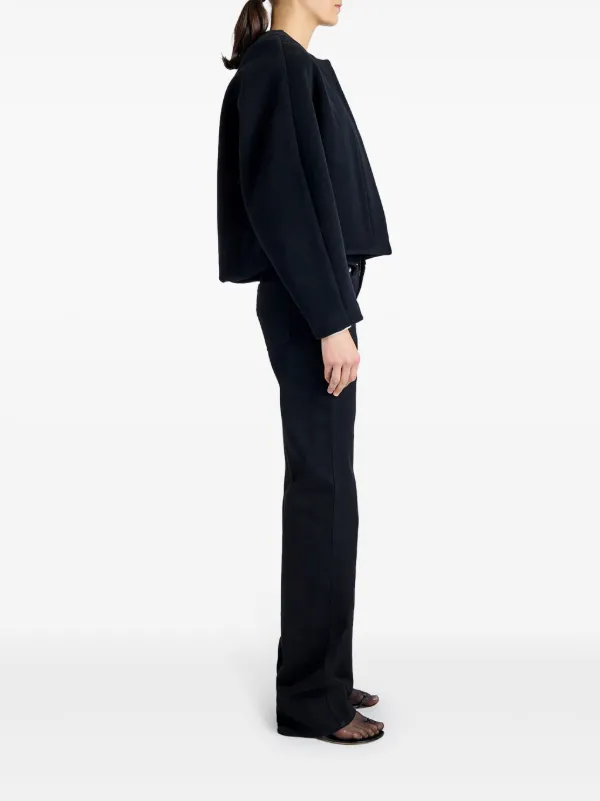 Proenza Schouler Mona Cropped Jacket | Black | FARFETCH