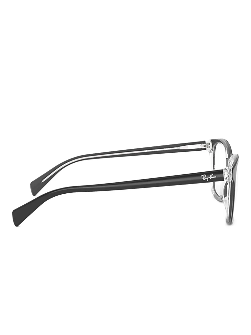 Ray-Ban rectangle-frame glasses Zwart