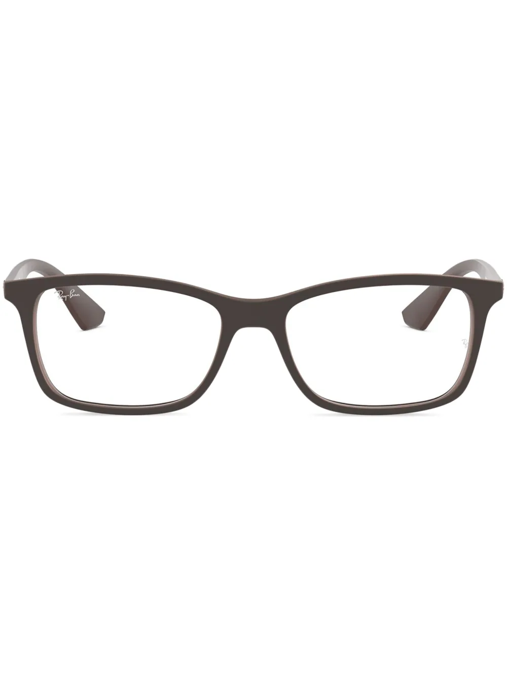 Ray-Ban rectangle frame glasses | Brown | Image 1