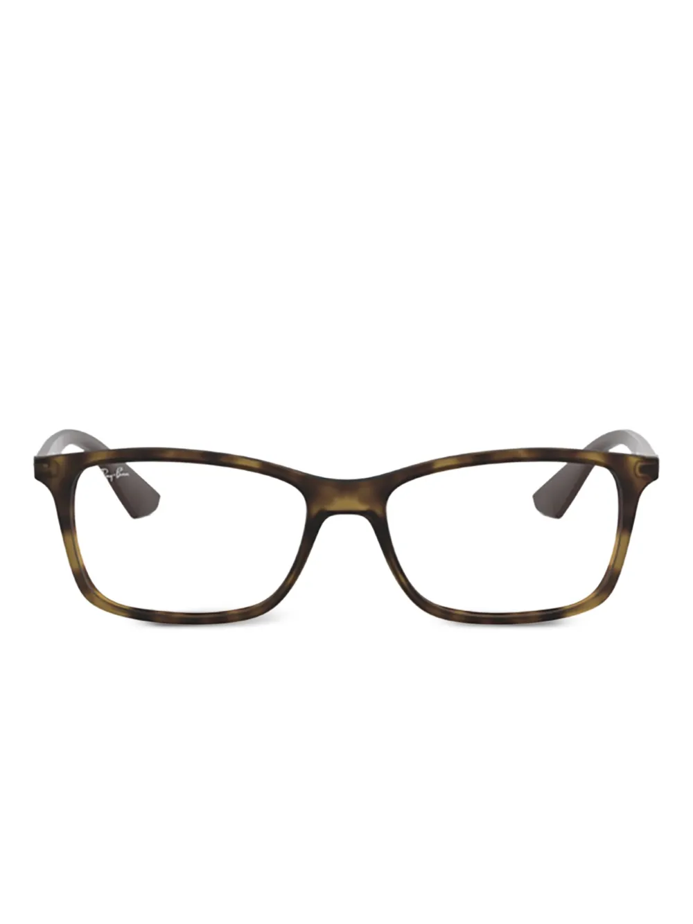 Ray-Ban RX7047 bril met rechthoekig montuur Bruin