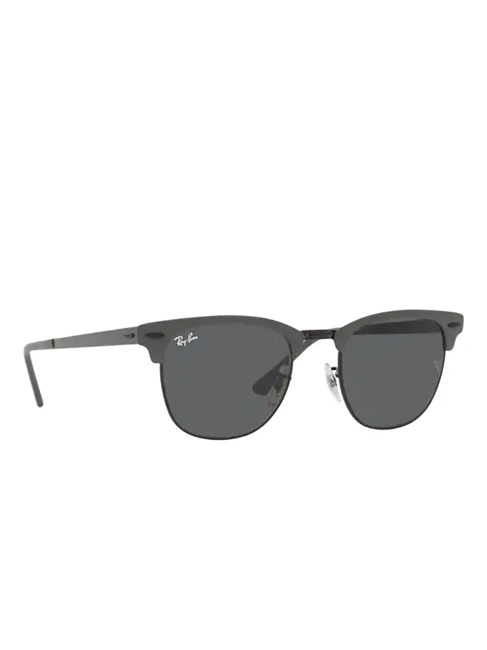 Ray-Ban CLUBMASTER METAL Grey On Black Grijs