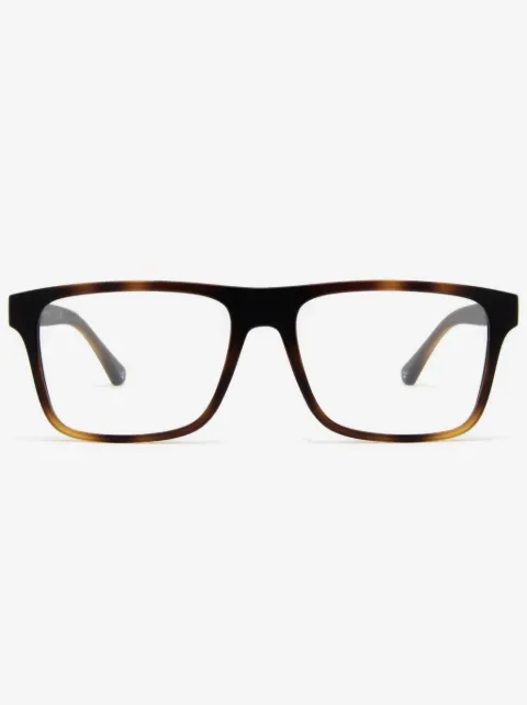 Emporio Armani Bril met schildpadschild-design