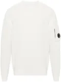 C.P. Company Lens-detailed sweater - White