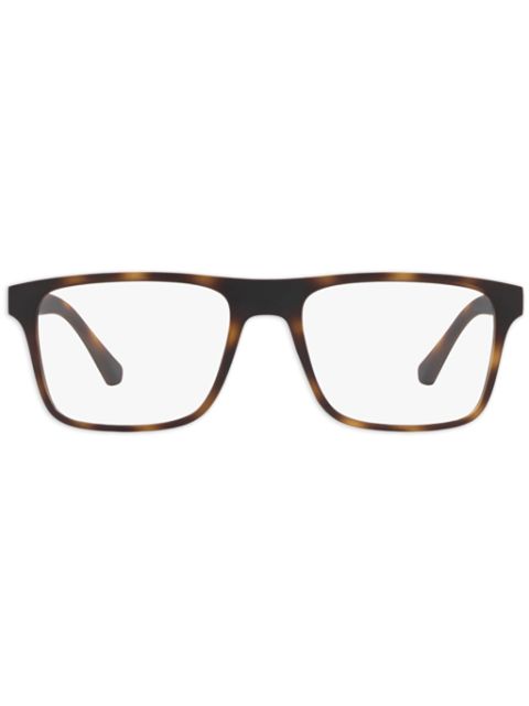 Emporio Armani tortoiseshell-effect glasses Men