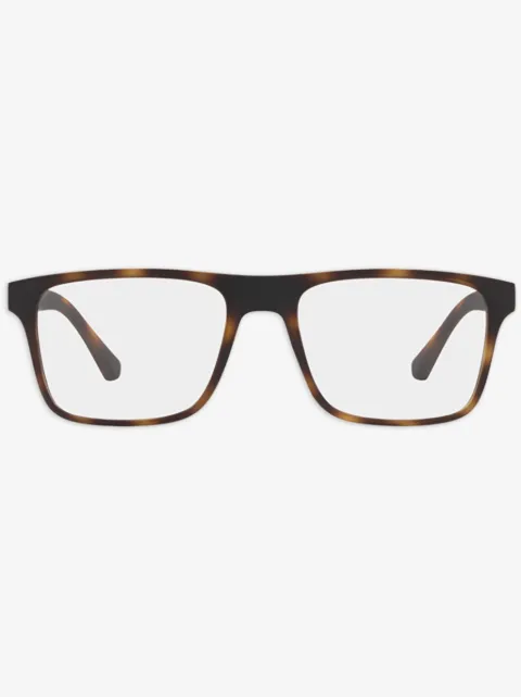 Emporio Armani lentes con armazón estilo carey