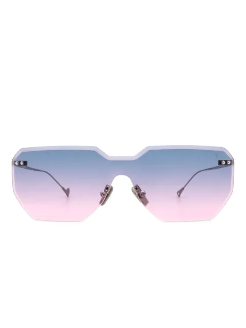 Eyepetizer Brickel geometric-frame gradient-lens sunglasses