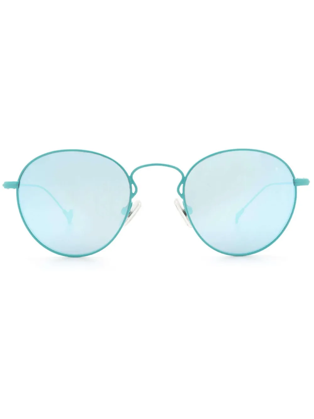Eyepetizer Julien Round-frame Sunglasses In Blue