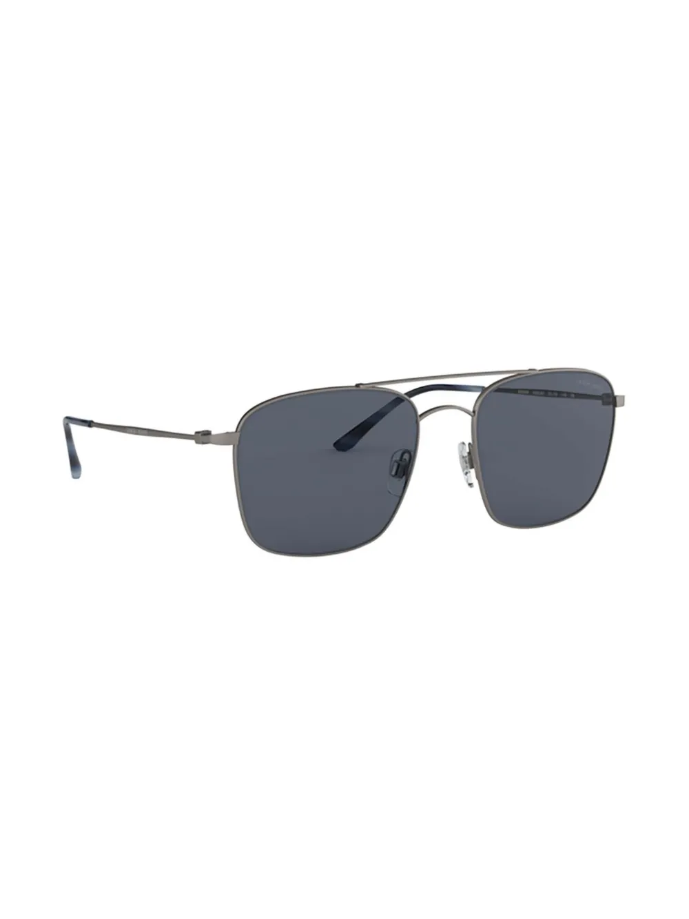 Giorgio Armani Zonnebril met vierkant montuur Grijs