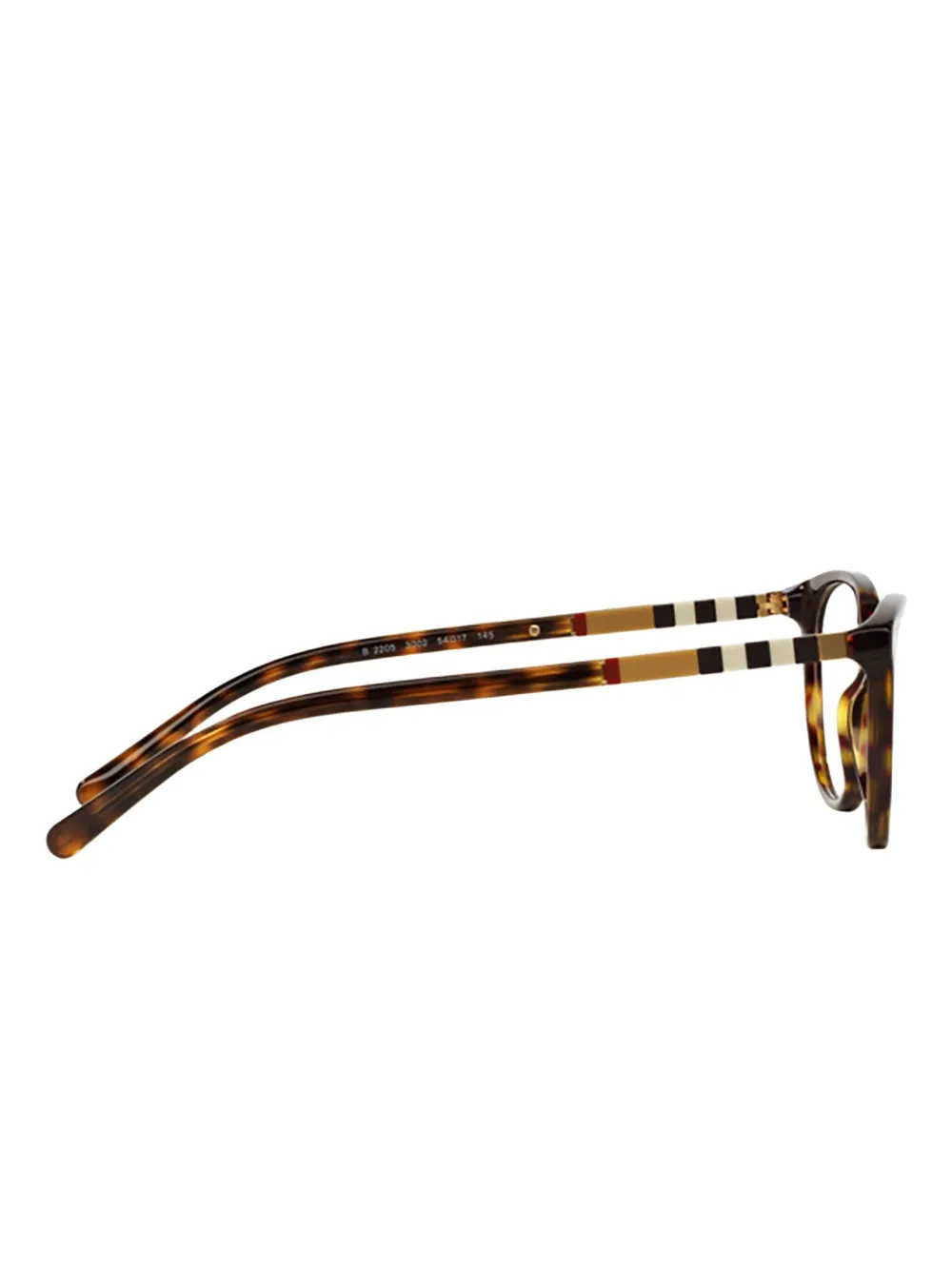 Burberry Eyewear Bril met ovalen montuur Bruin