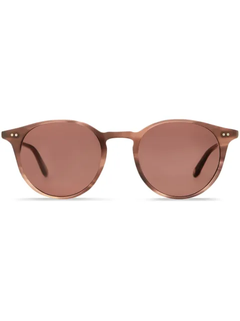 Garrett Leight lentes de sol con armazón redonda