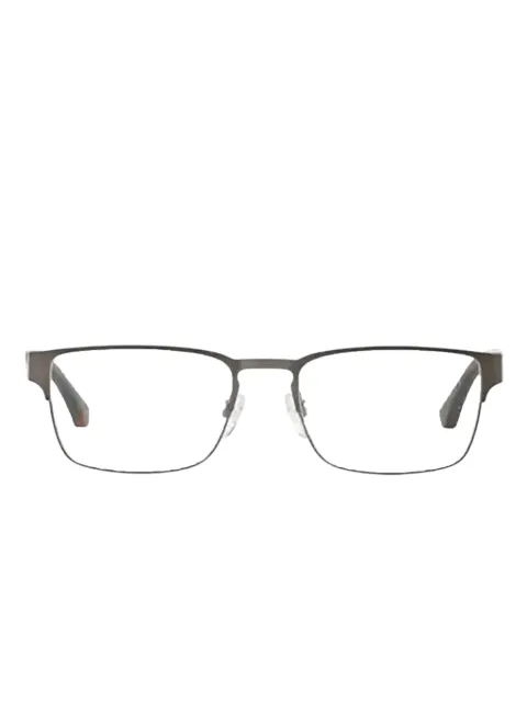 Emporio Armani matte rectangle-frame glasses