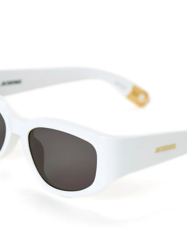 【JACQUEMUS】Miranda Sunglasses - Unisex ホワイト Jacquemus Miranda Sunglasses | italist