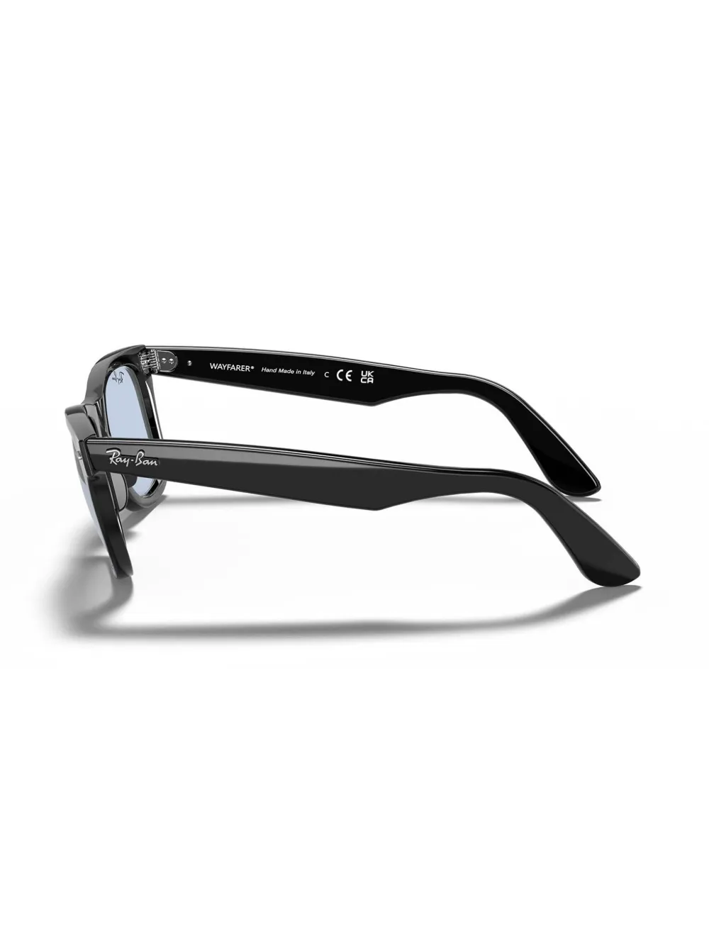 Ray-Ban Zonnebril met wayfarer montuur Zwart