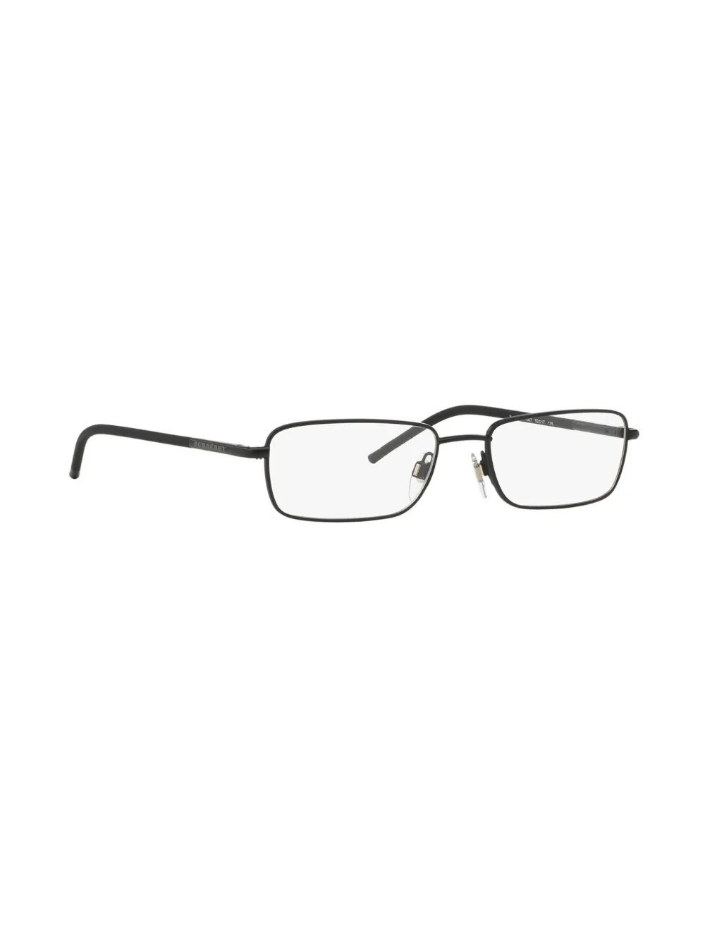 Burberry Eyewear Bril met rechthoekig montuur - Zwart