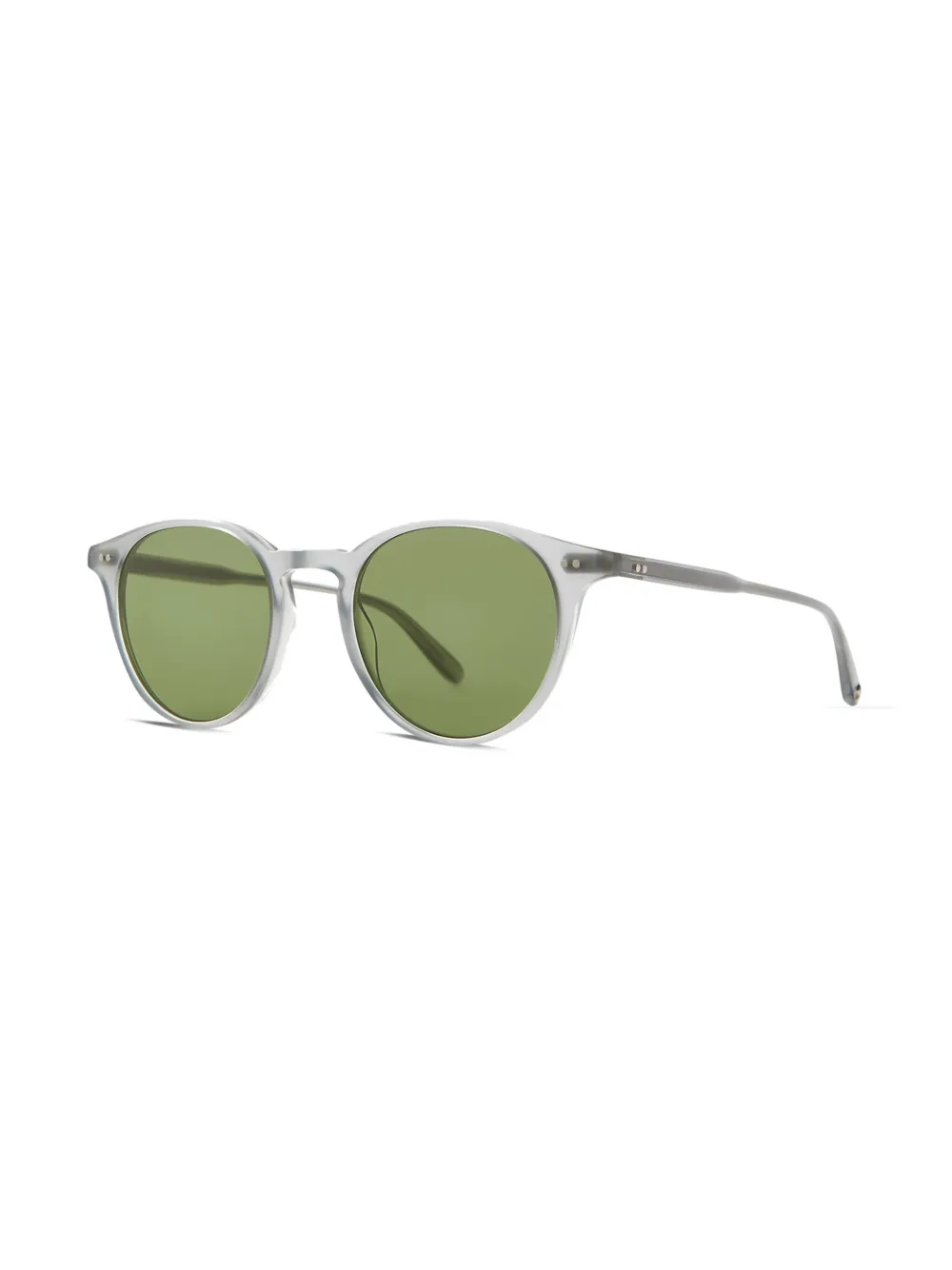 Garrett Leight Zonnebril met rond montuur - Grijs