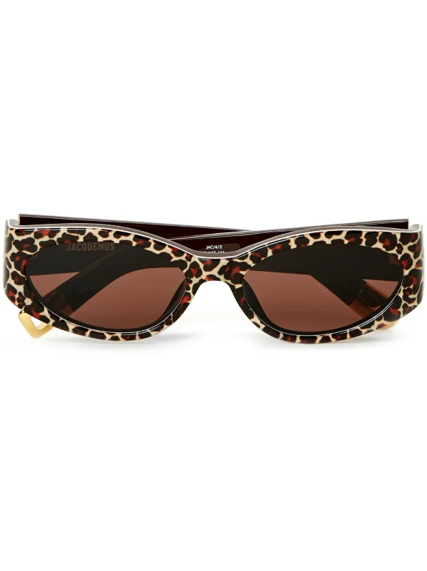 Jacquemus Ovalo サングラス | ブラウン | FARFETCH JP