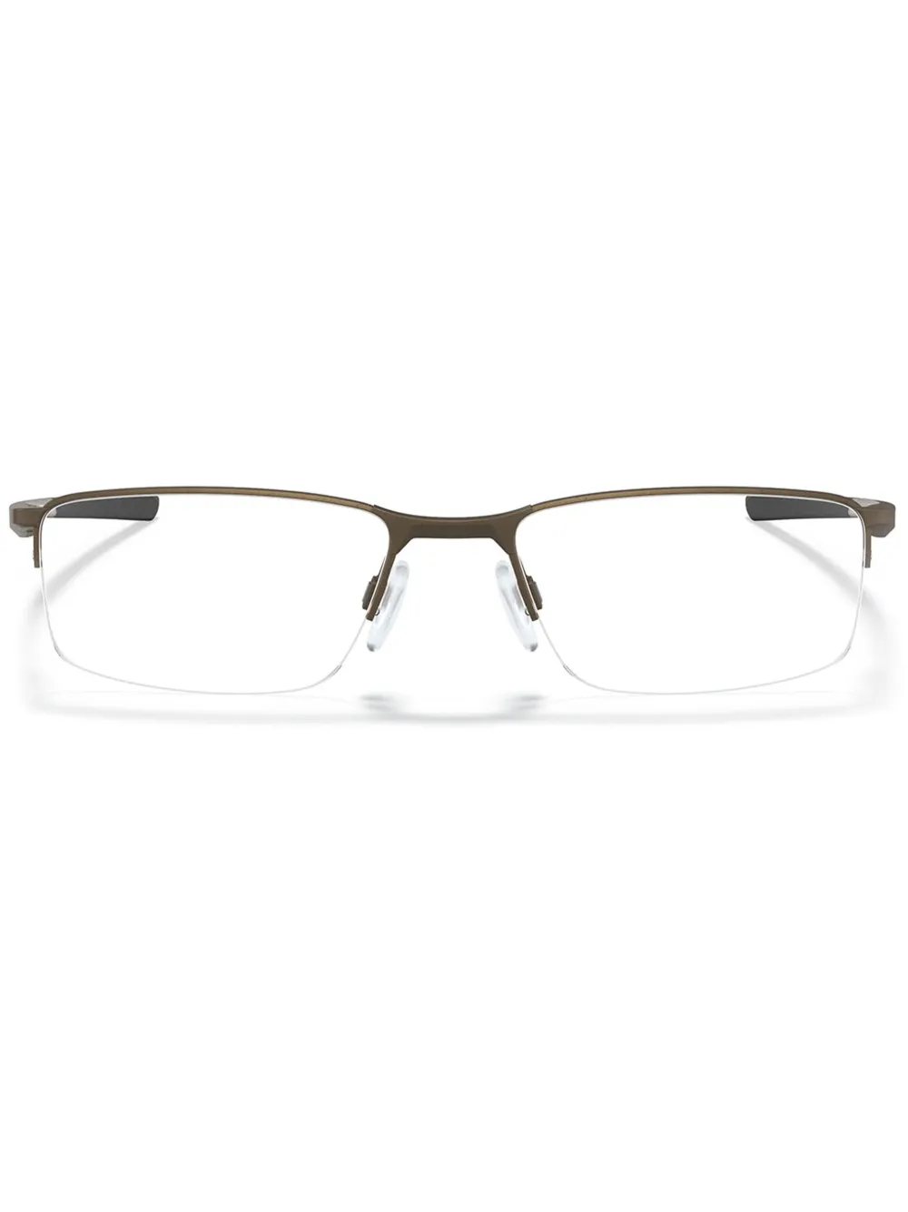 Oakley rectangle-frame glasses | Brown | Image 1