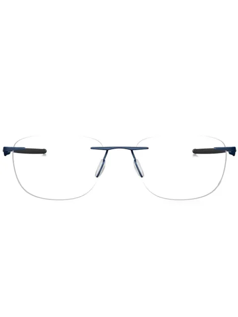 Oakley geometric-frame glasses
