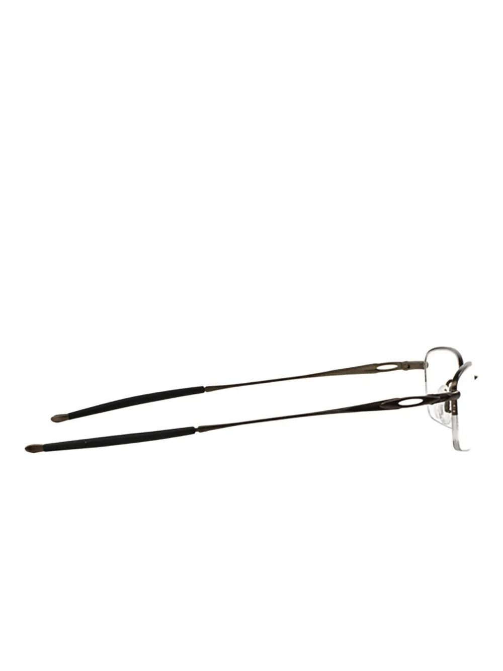 Oakley Top Spinner bril met rechthoekig montuur Zwart