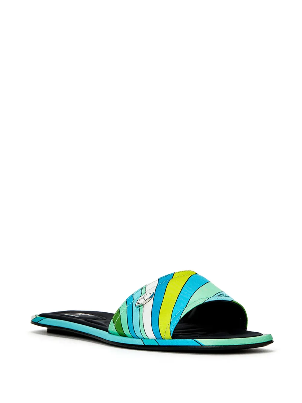PUCCI Yummy veelkleurige sandalen - Blauw
