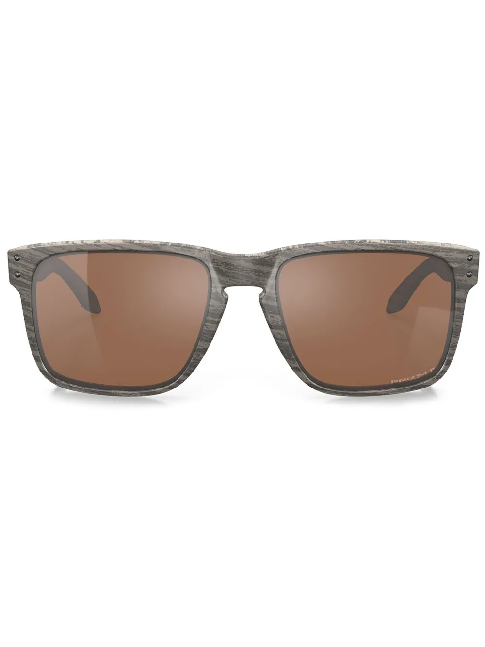 Oakley Zonnebril met oversized montuur Bruin