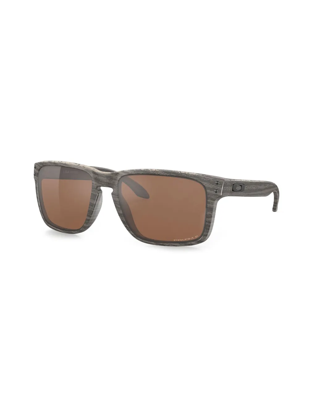 Oakley Zonnebril met oversized montuur Bruin