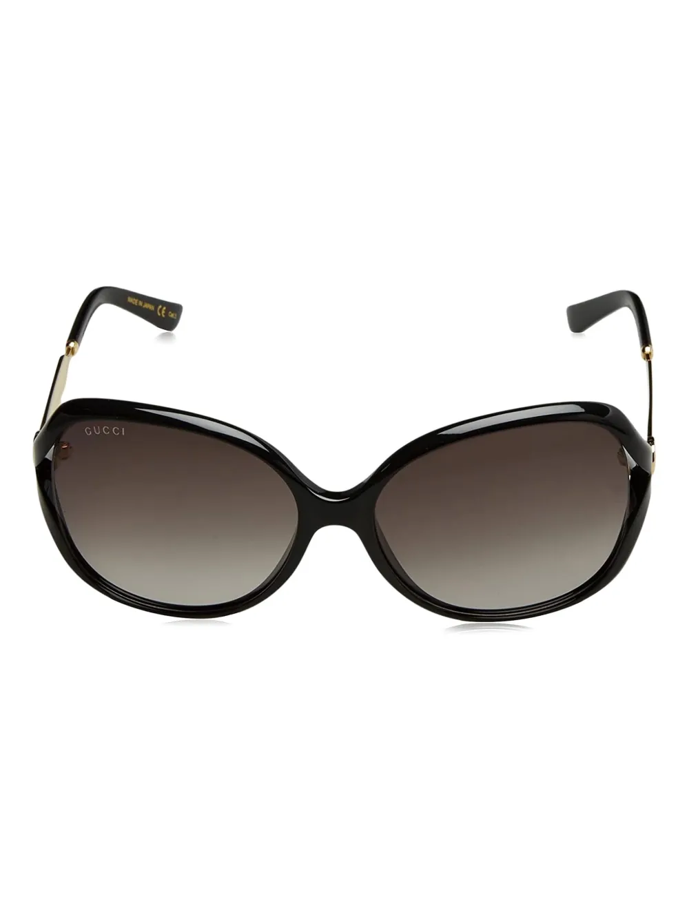 Gucci Eyewear Occhiali da sole ovali - Nero