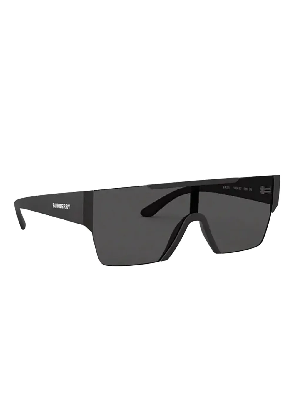 Burberry Eyewear shield sunglasses Zwart