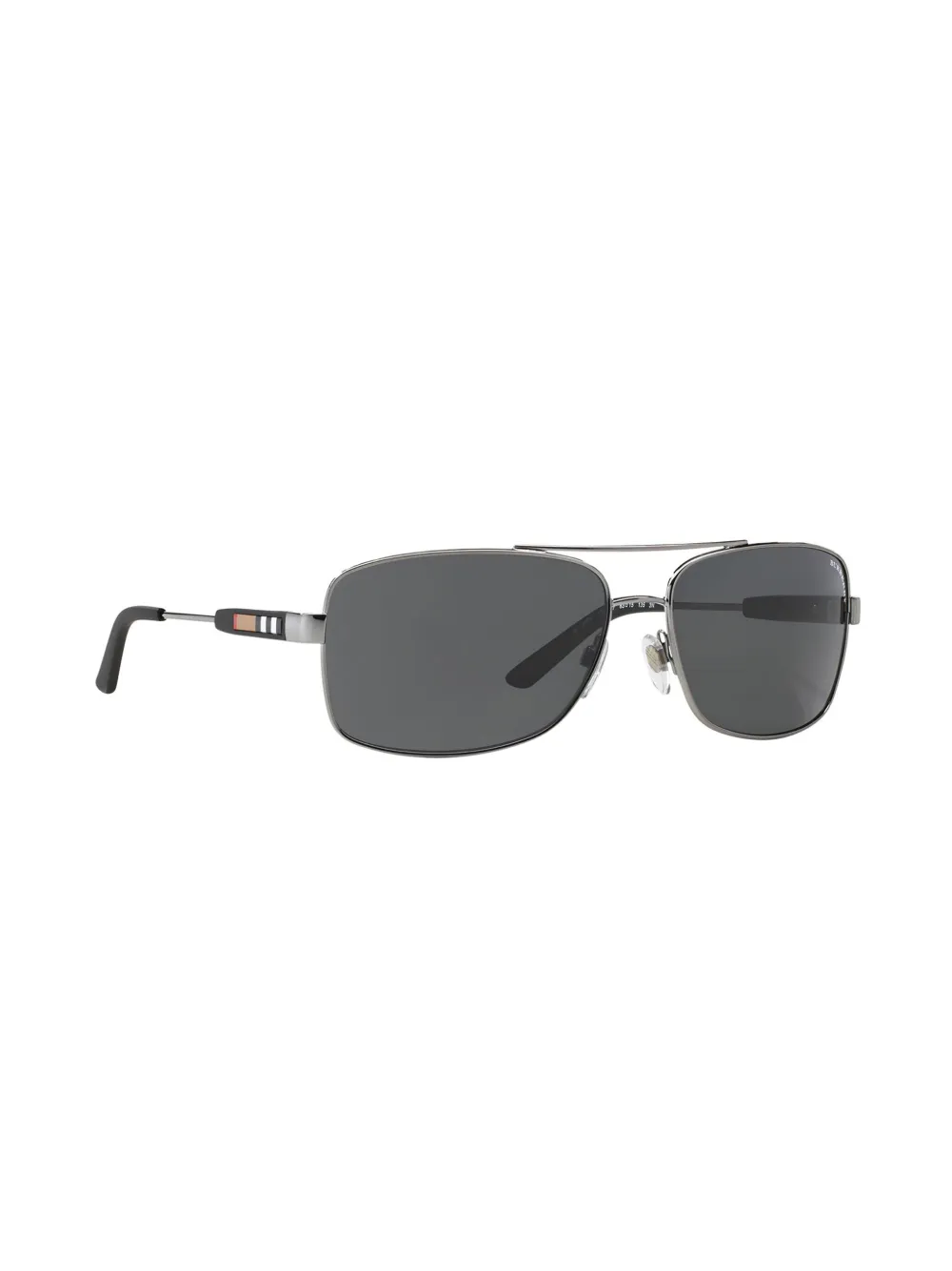 Burberry Eyewear Zonnebril met rechthoekig montuur Zilver