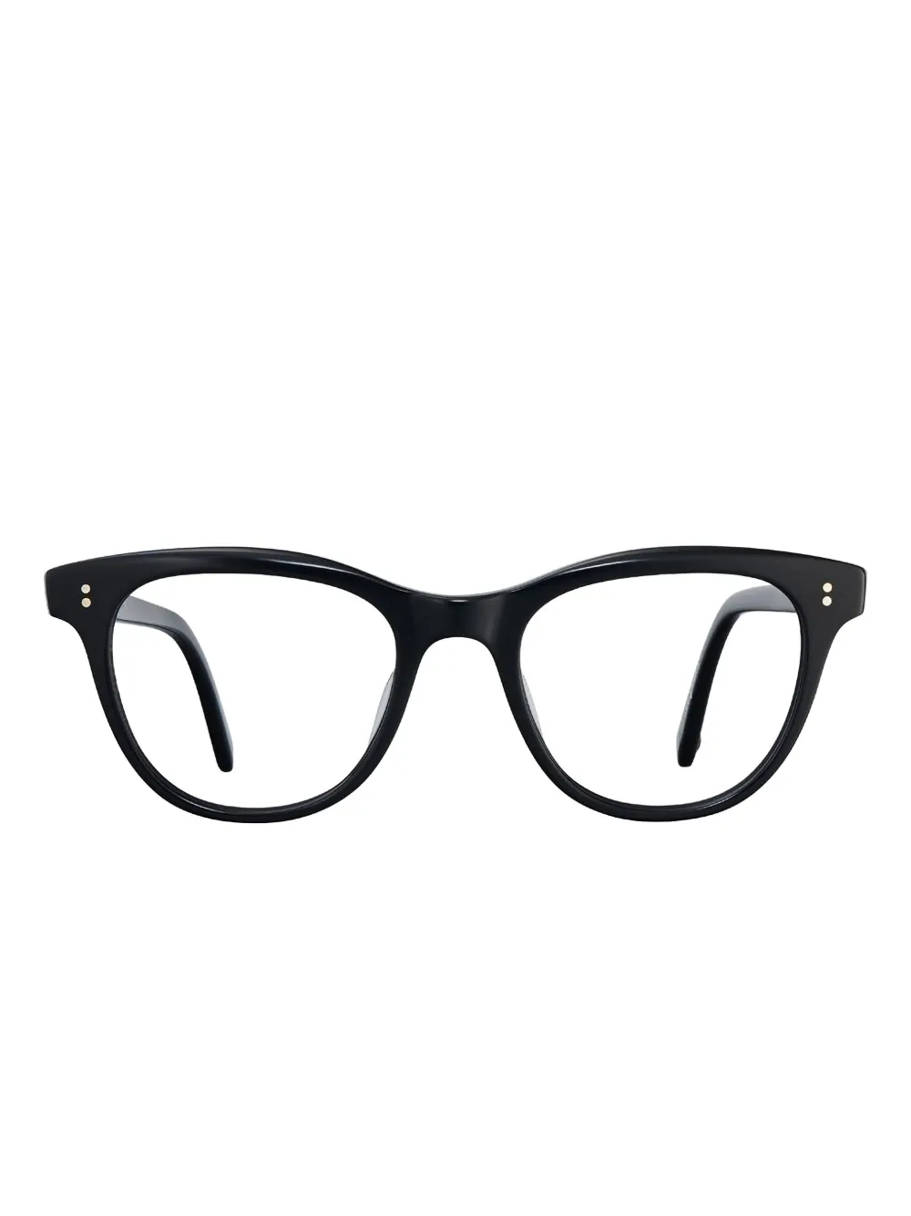 Garrett Leight Loyola oval-frame glasses - Nero