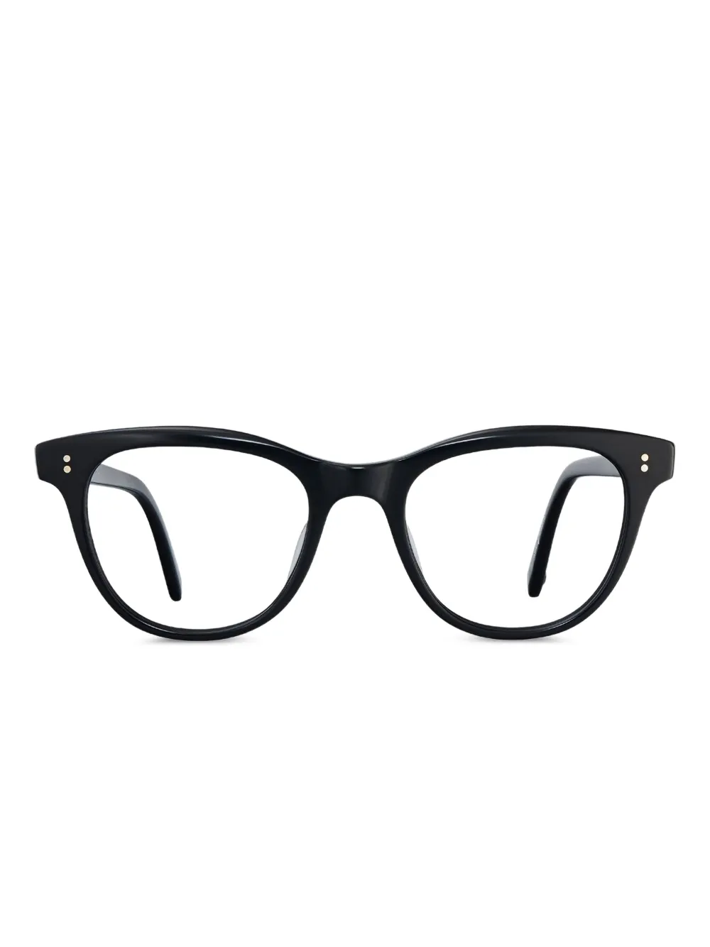 Garrett Leight lunettes de vue Loyola à monture ovale | noir | Image 1