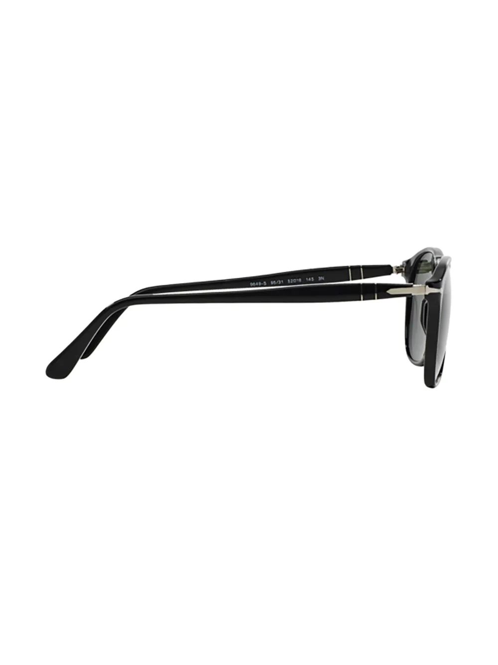 Persol Zonnebril met rond montuur Zwart