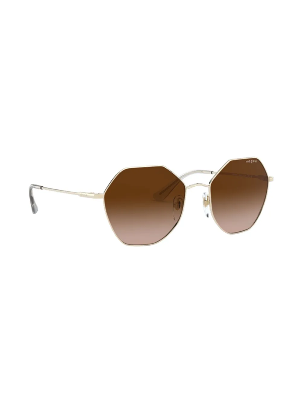 Vogue Eyewear Zonnebril met geometrisch montuur - Goud