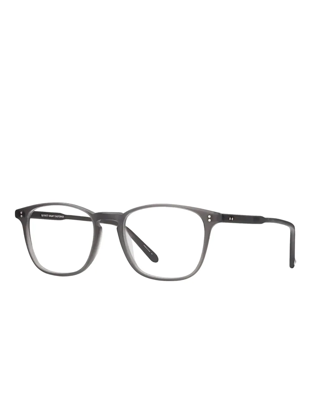 Garrett Leight matte rectangle glasses Grijs