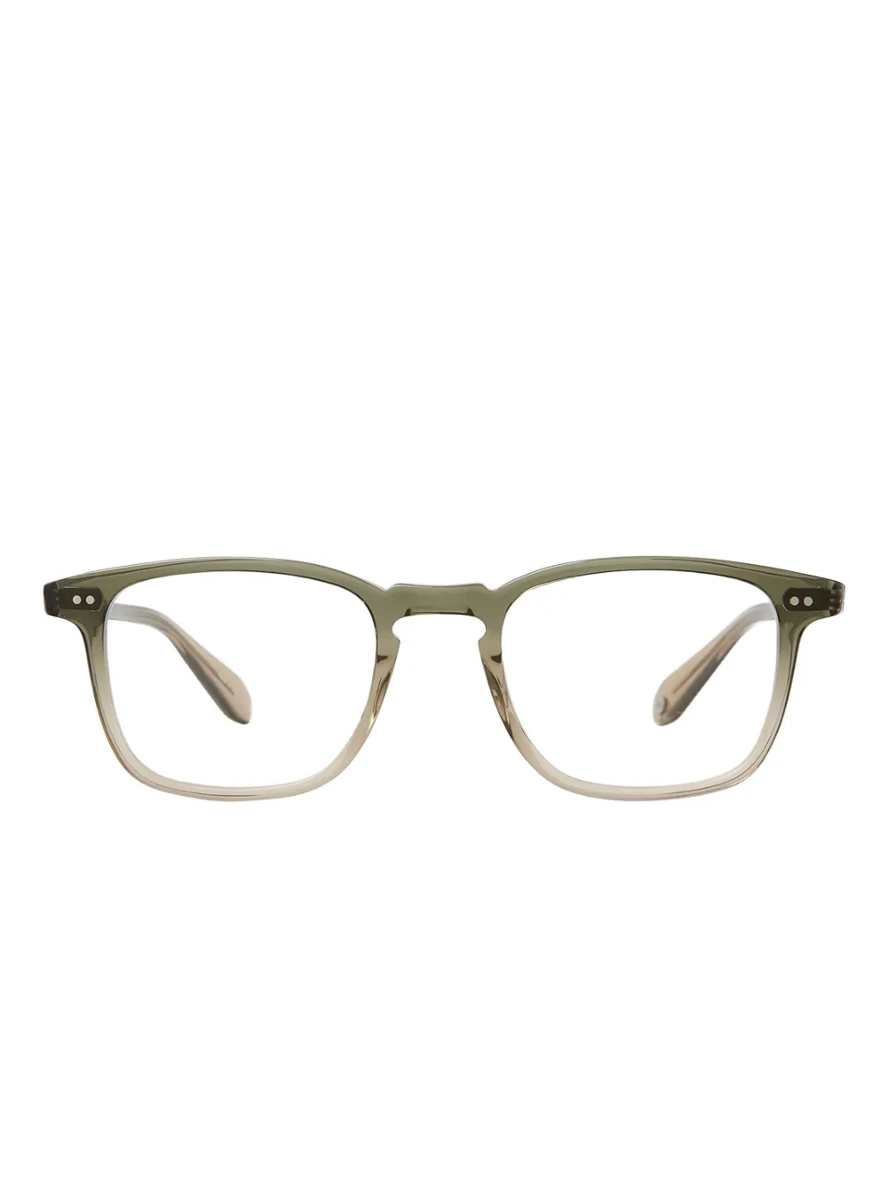 Garrett Leight HOWLAND Cyprus Fade Groen
