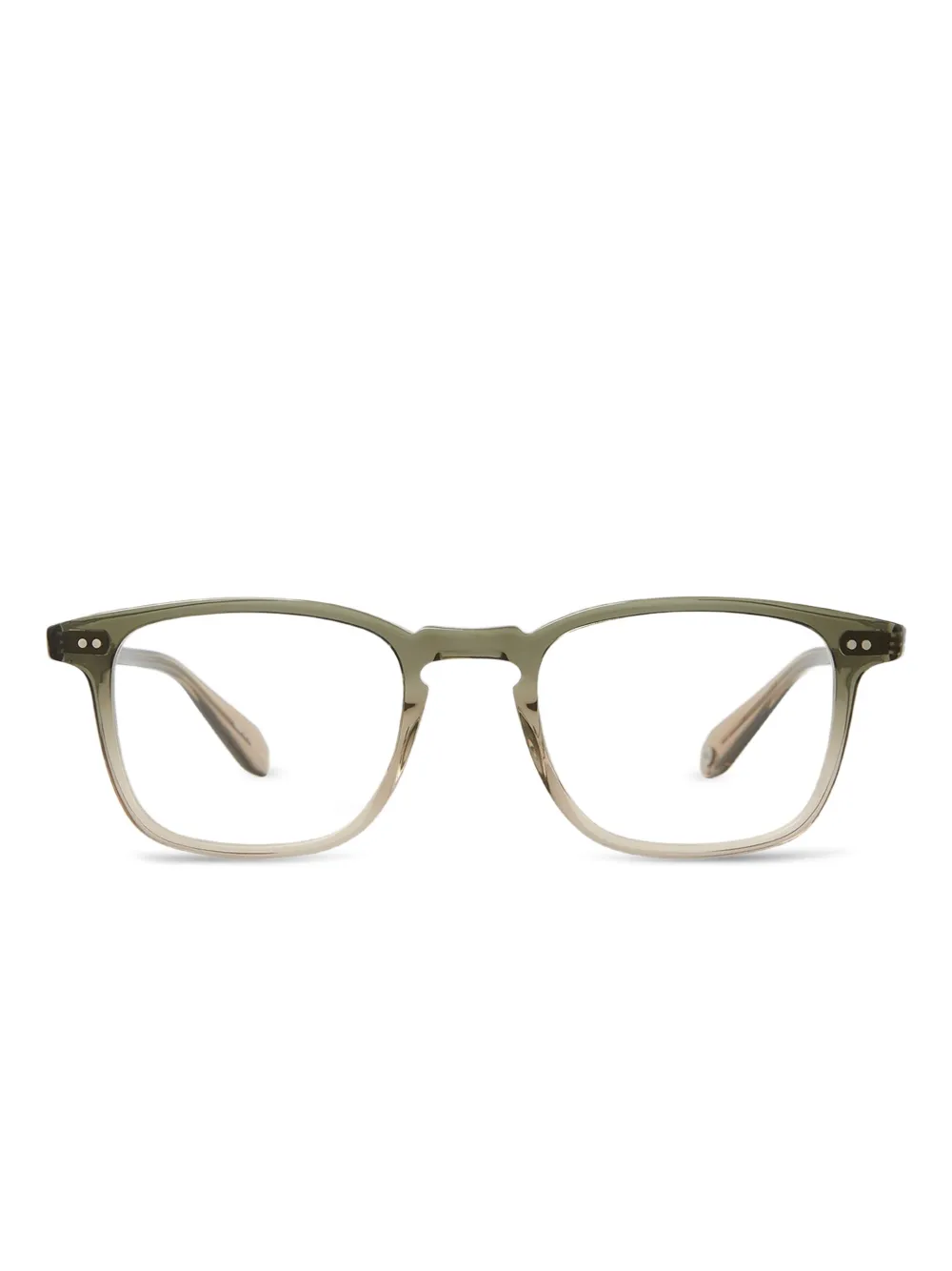 Garrett Leight Howland glasses Groen