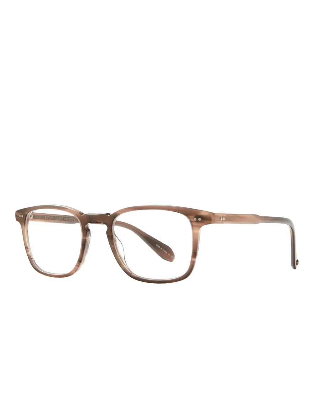 Garrett Leight Howland rectangle glasses Bruin