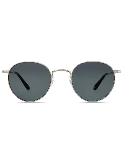 Garrett Leight lentes de sol con armazón redonda