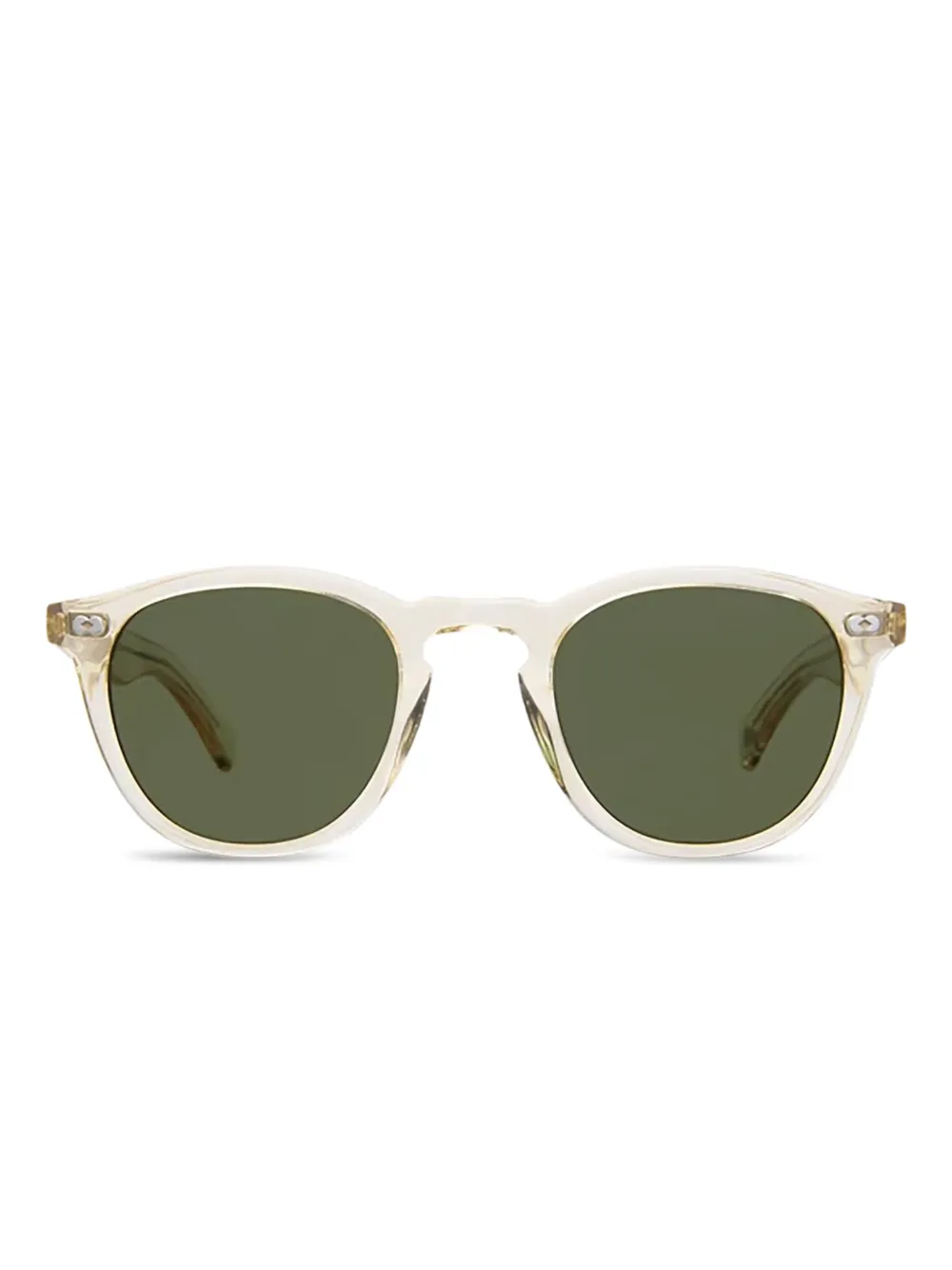 Garrett Leight Hampton X round sunglasses | White | Image 1