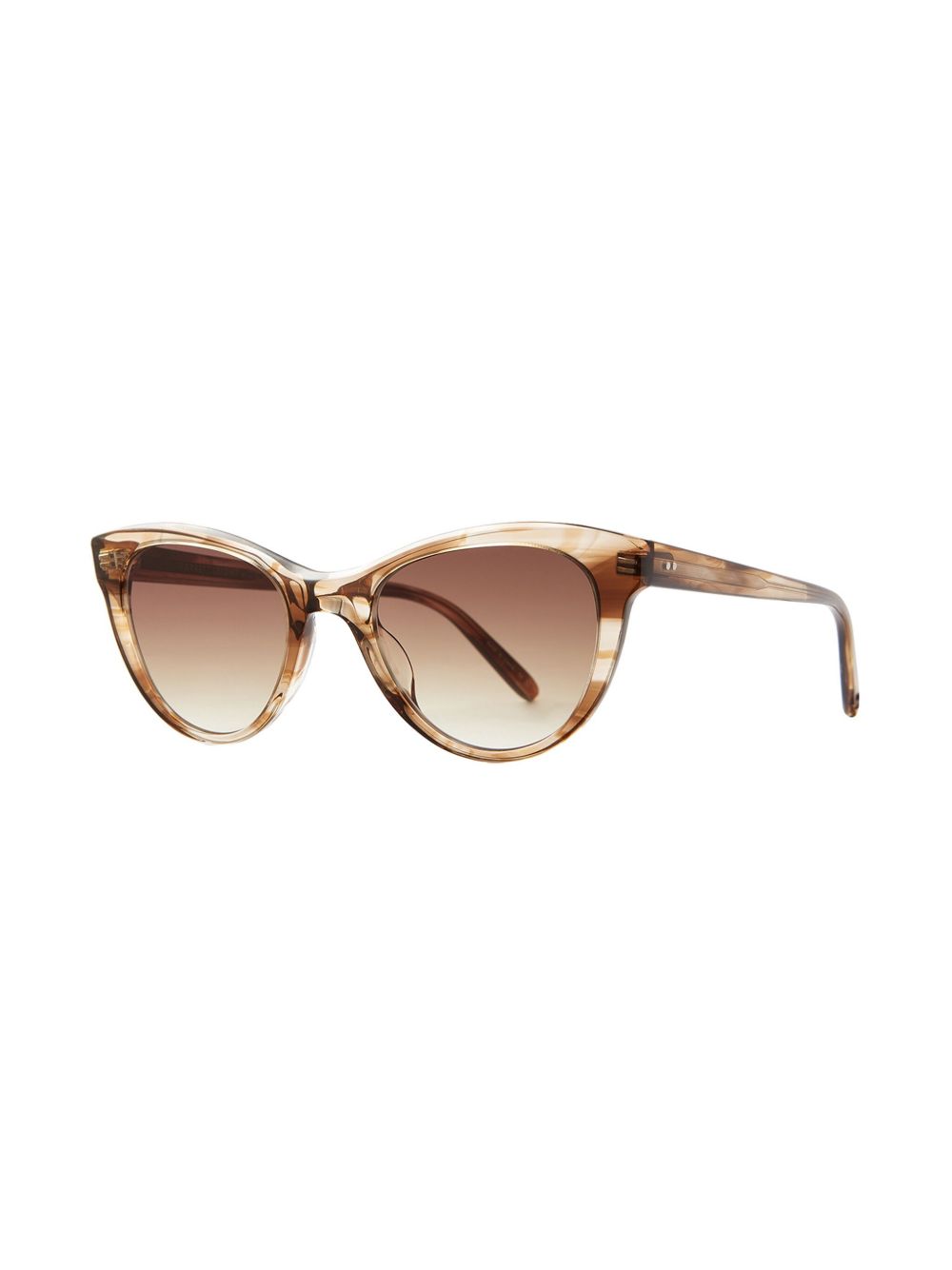 Garrett Leight Zonnebril met cat-eye montuur - Bruin