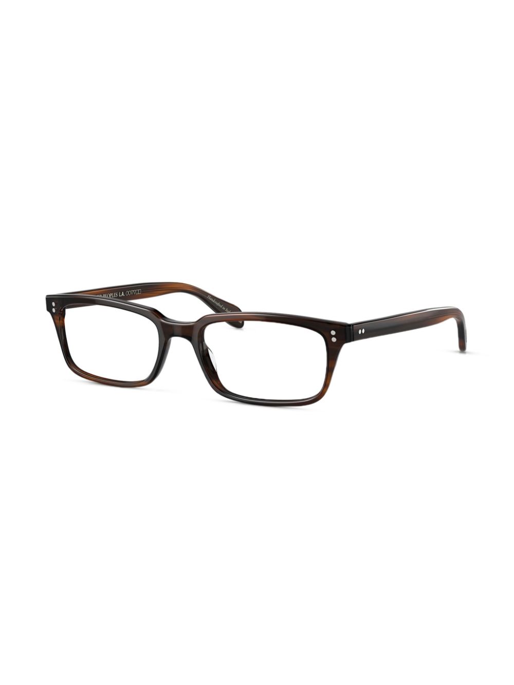 Oliver Peoples Bril met rechthoekig montuur - Bruin