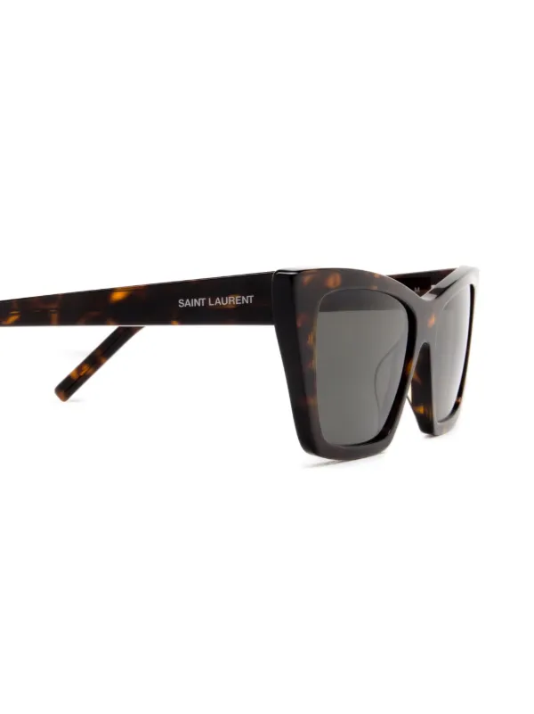 Saint Laurent Eyewear Mica Sunglasses Brown FARFETCH IN